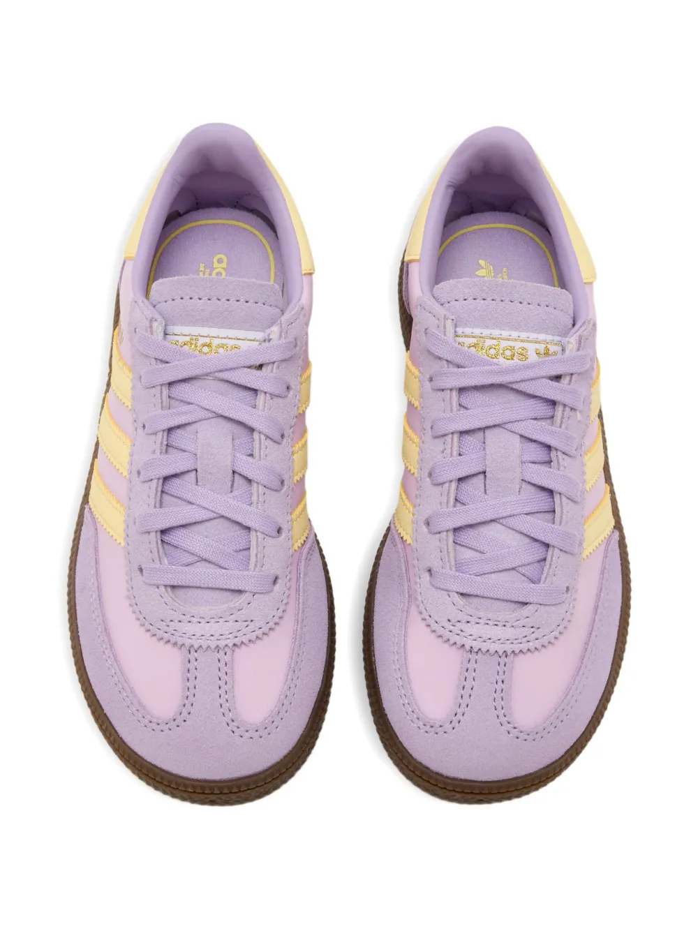 adidas Kids Handball Spezial three-stripes low-top sneakers Purple