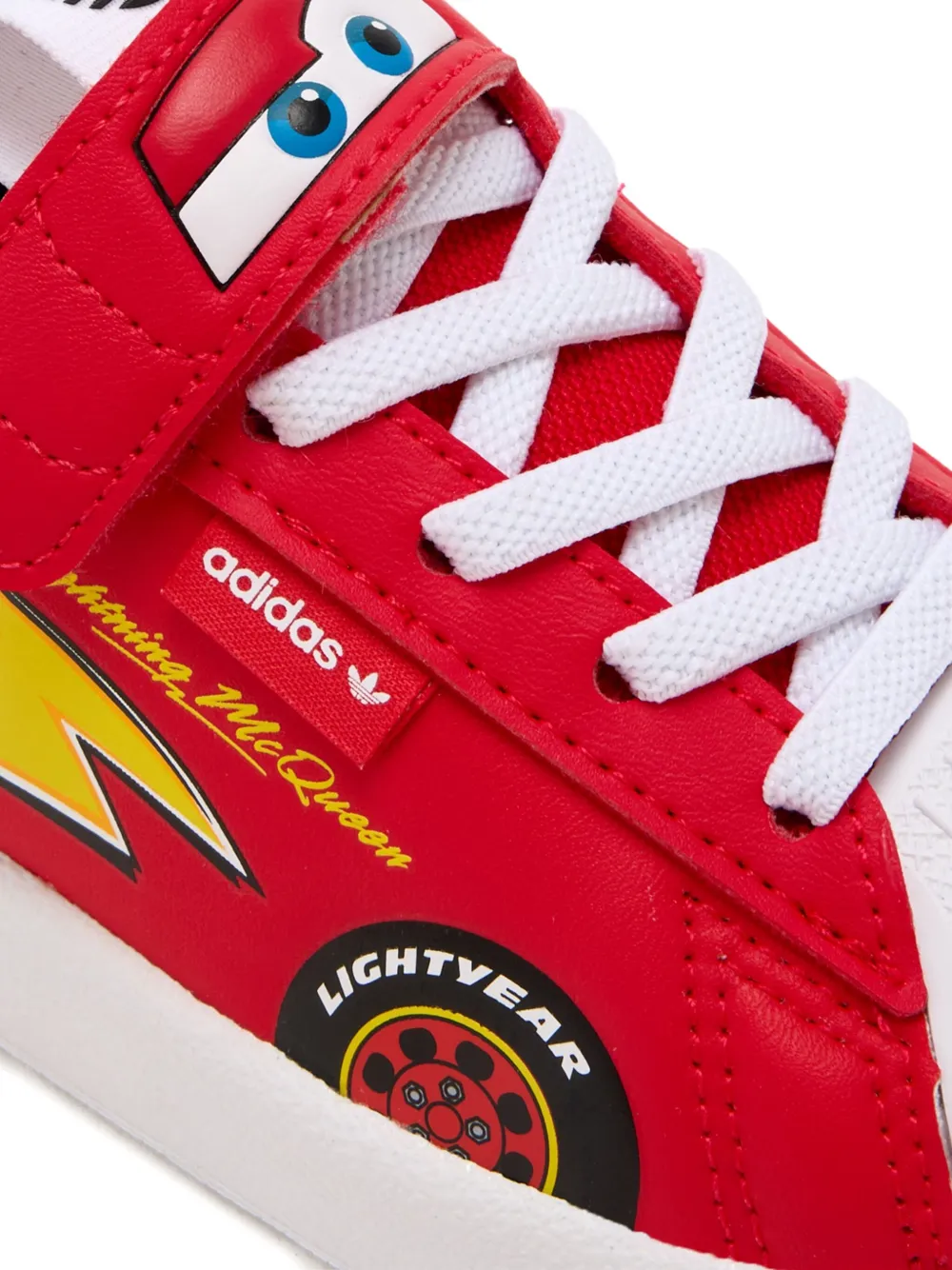 adidas Kids x Pixar Cars Lightning Mcqueen Superstar sneakers Red