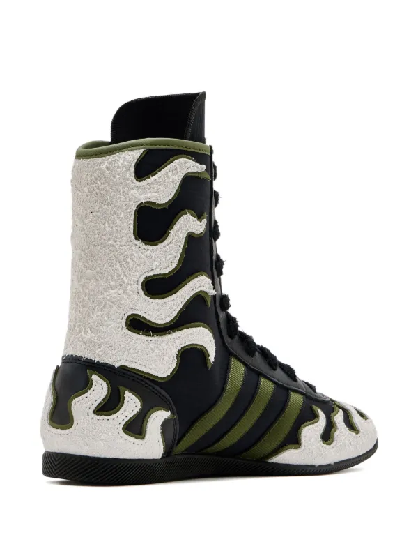 Adidas x Brain Dead Japan Hi Sneakers | Black | FARFETCH