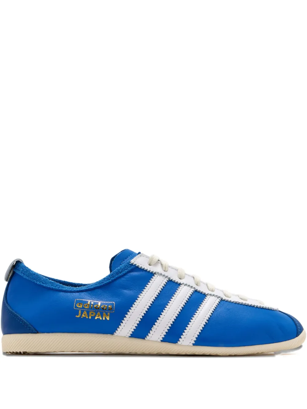 Adidas Japan three-stripe leather sneakers Blue