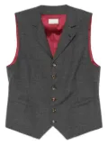 Brunello Cucinelli button-fastening waistcoat - Grey