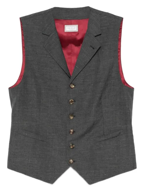 Brunello Cucinelli Weste mit Knöpfen