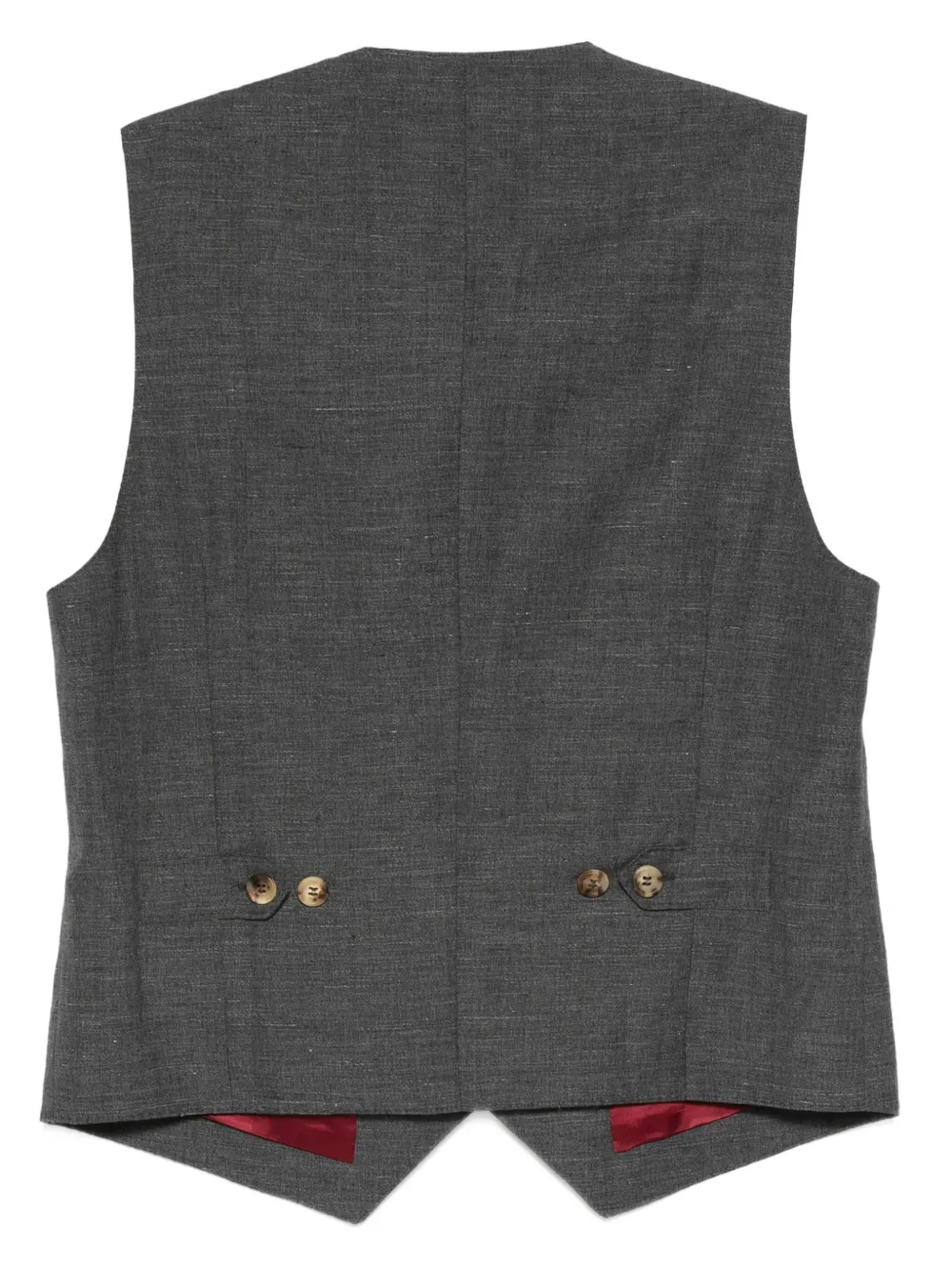 Brunello Cucinelli Gilet met knoopsluiting Grijs
