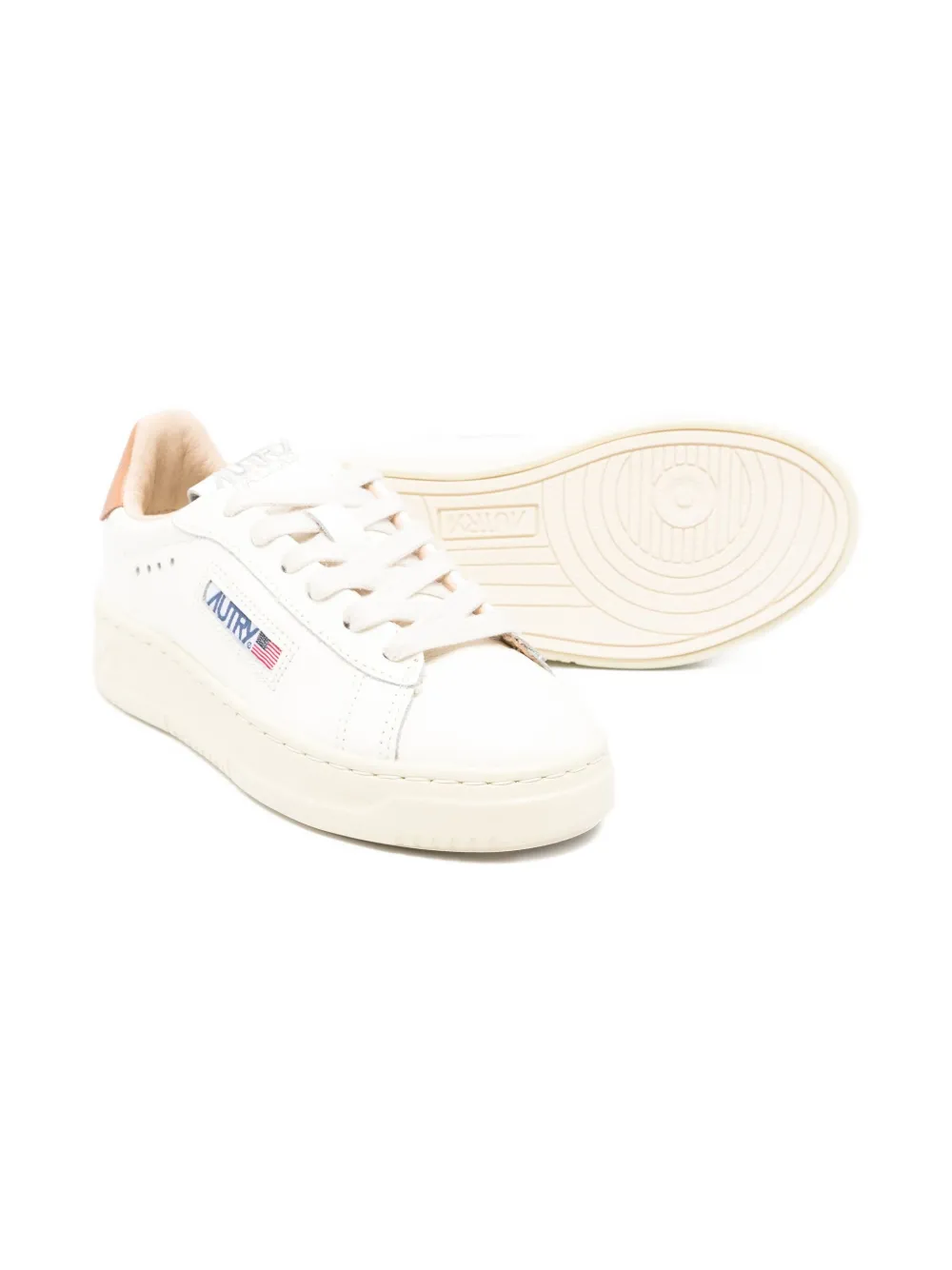 Autry Kids Dallas leather sneakers White