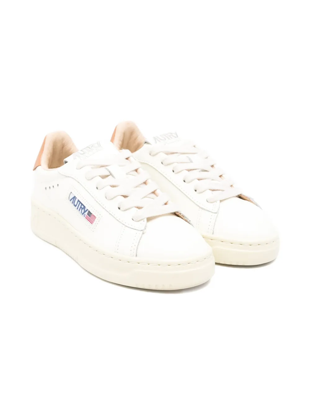 Autry Kids Dallas leather sneakers White