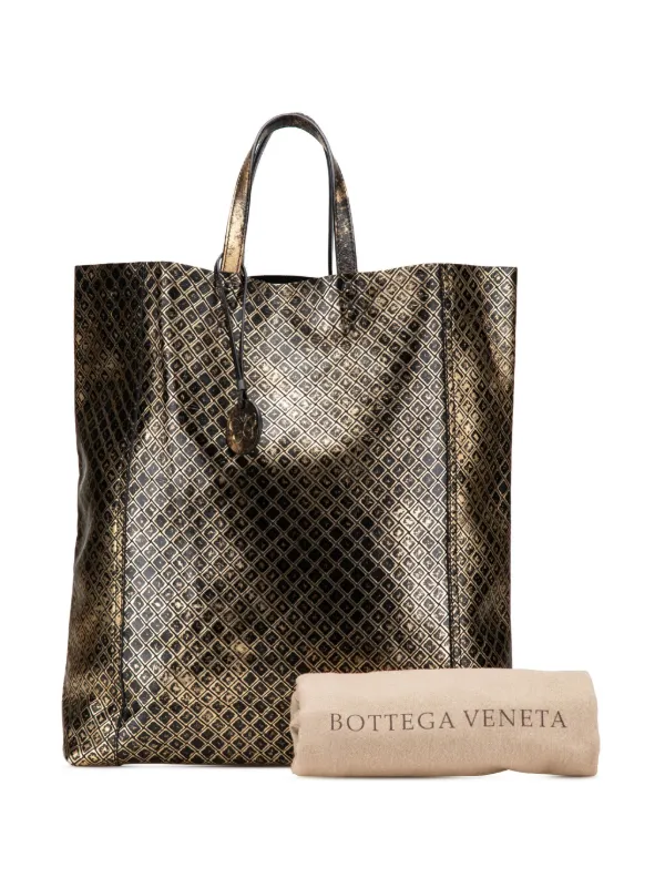 BOTTEGA VENETA イントレッチオミラージュ トートバッグ ブラウン