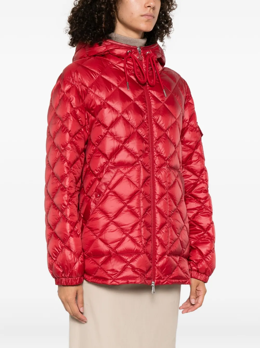Moncler Gewatteerd donsjack Rood