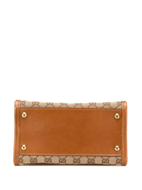 バッグ GUCCI OLD shoulder hand bag brown GUCCI] Gucci Old Gucci Shoulder Bag GG Canvas Brown Shoulder