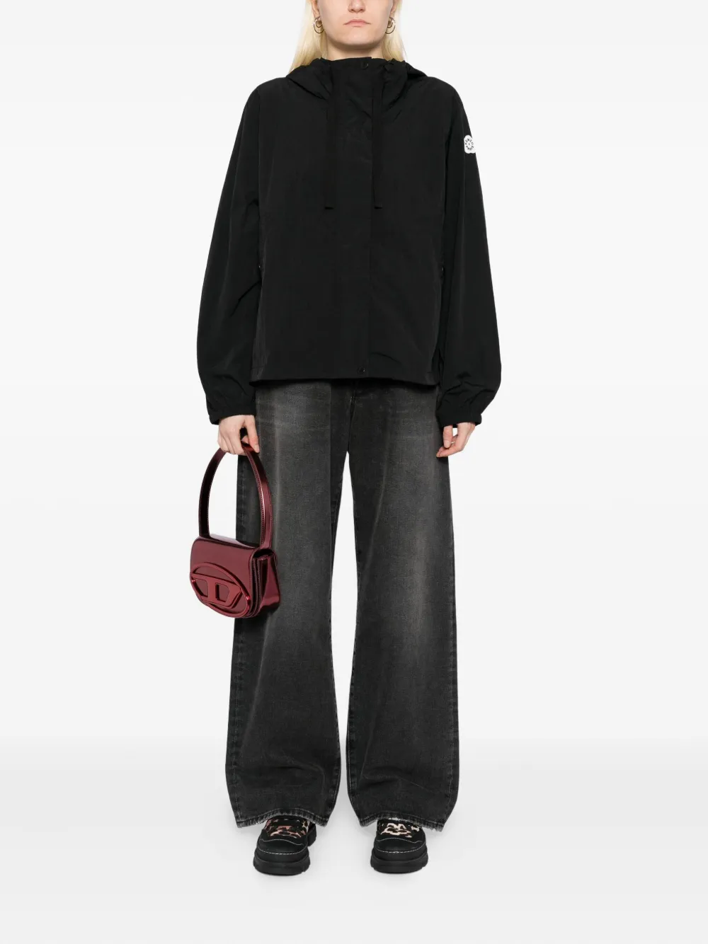 Kenzo Boke Flower 2.0 kort windjack Zwart