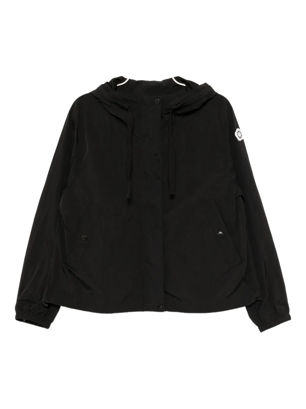 Kenzo 'boke Flower 2.0' Short Windbreaker In Black