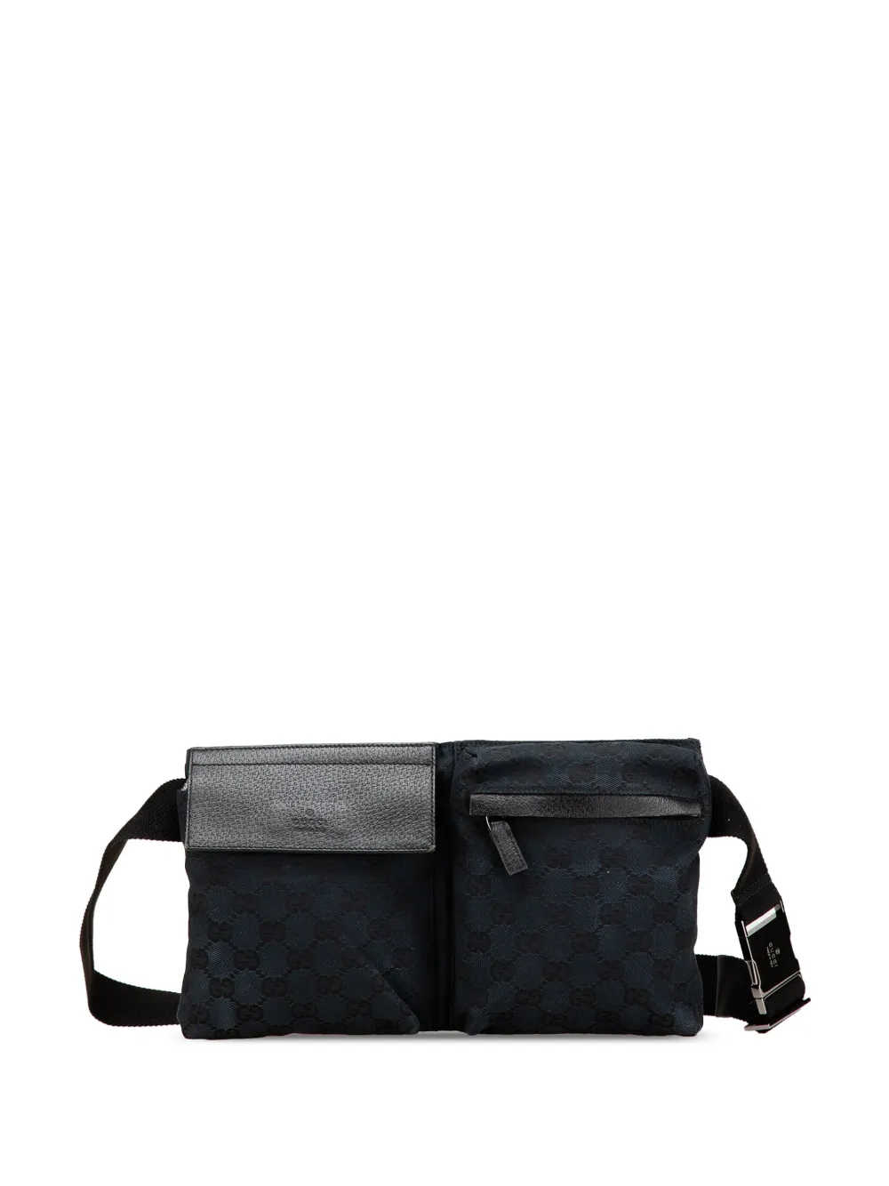 Gucci Pre-Owned 2000-2015 GG Canvas Double Pocket belt bag | Blue | Image 1