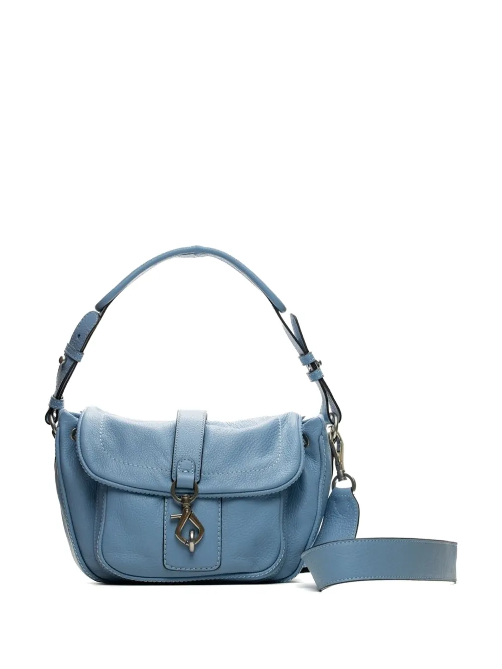 Poche Paris Borsa a spalla con fibbia - Blu