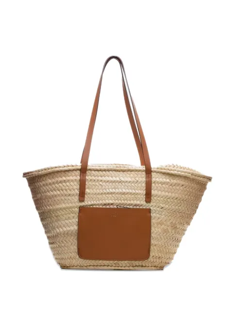 Poche Paris top-handles straw tote bag