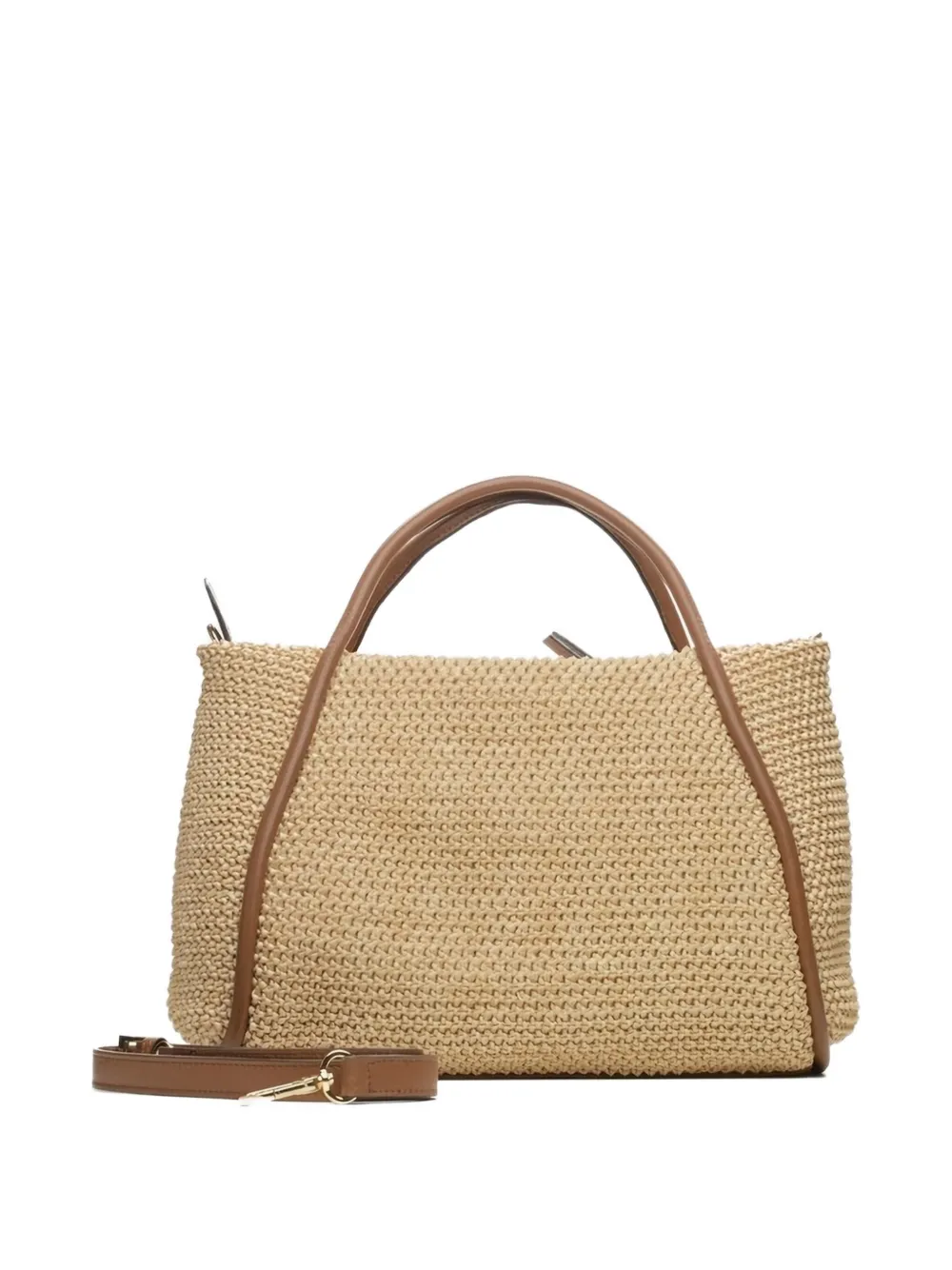 Poche Paris woven leather-trim tote bag | Image 2