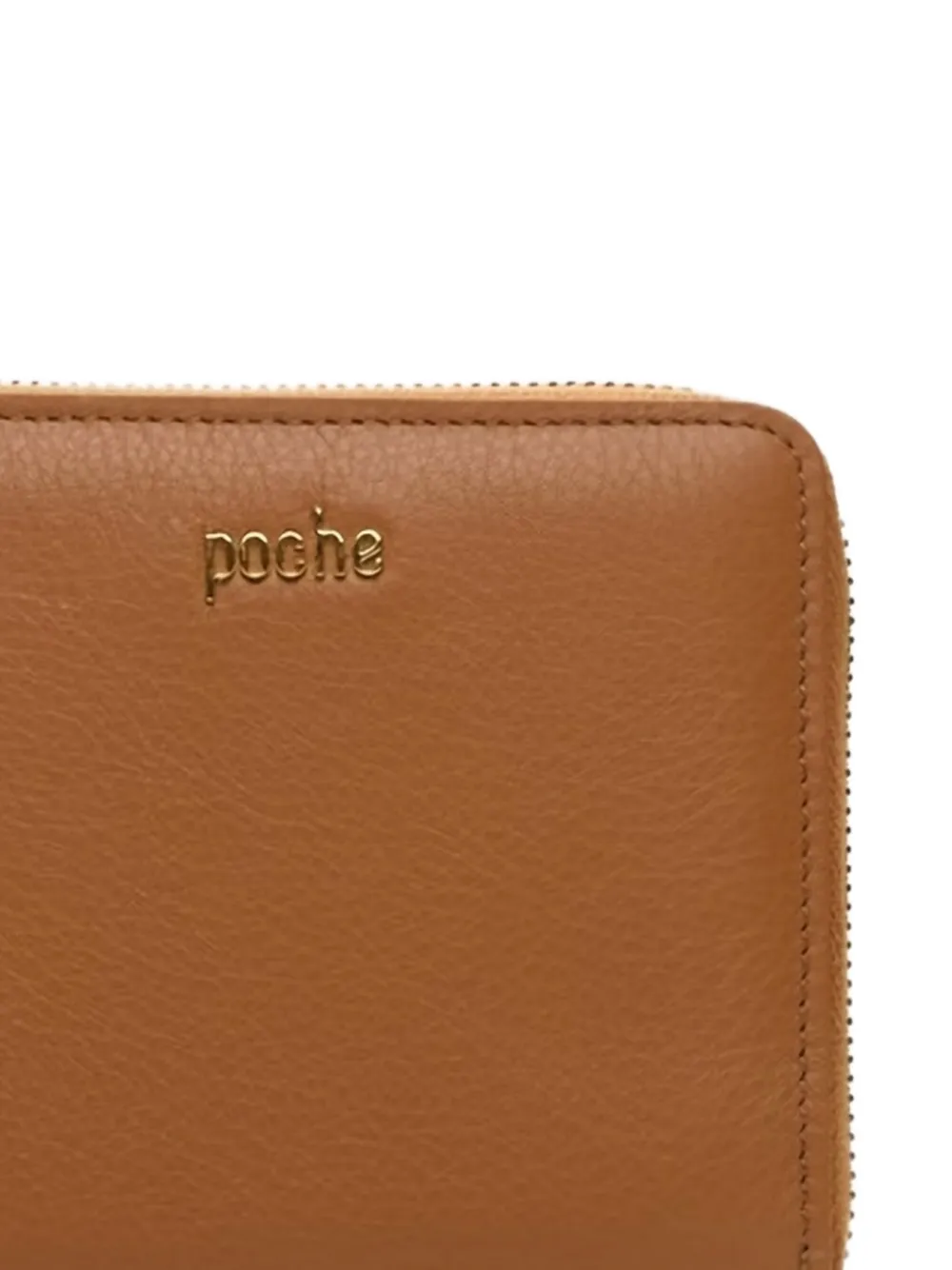 Poche Paris Leren portemonnee - Bruin