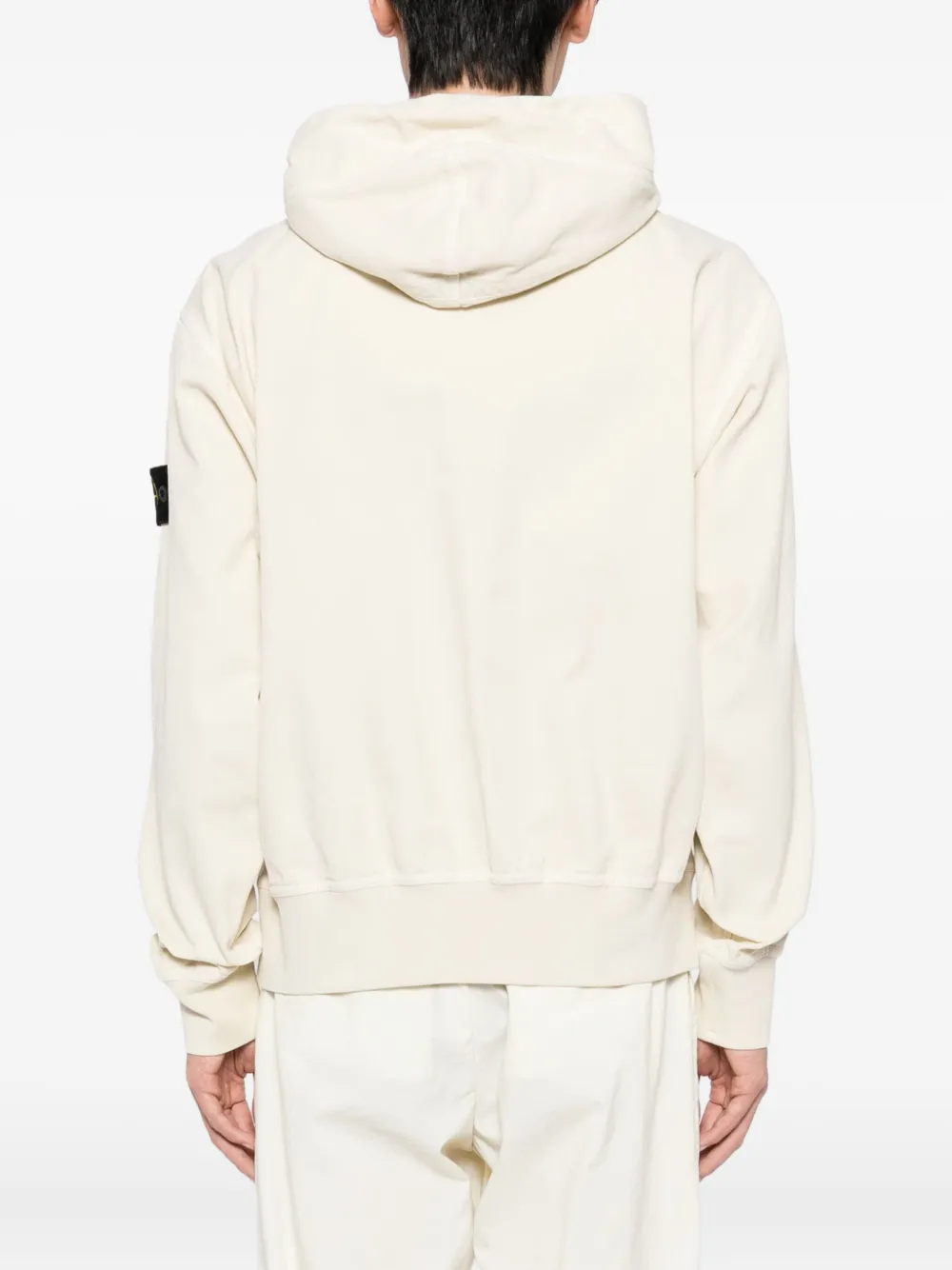 Stone Island Katoenen hoodie Beige