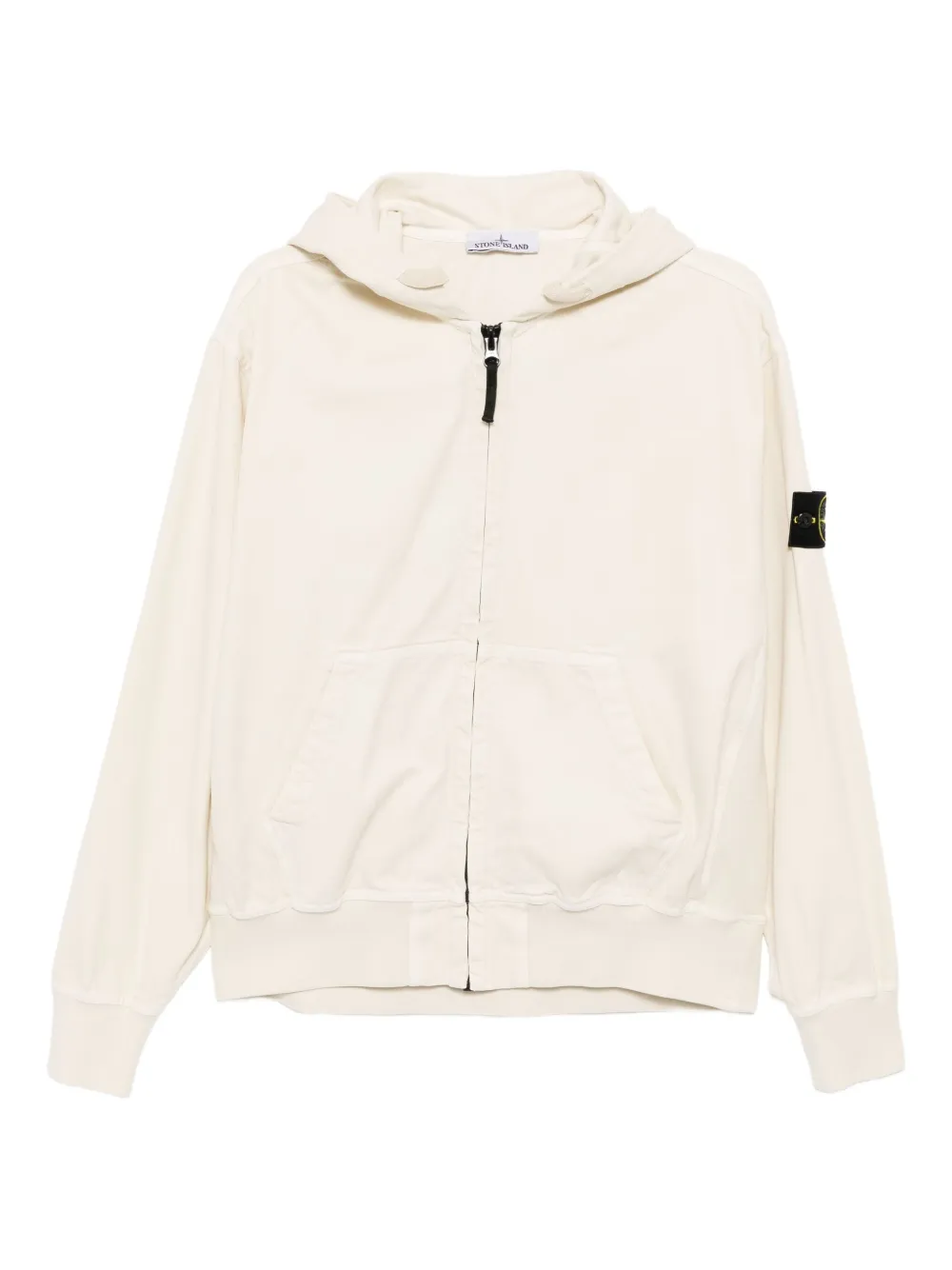 Stone Island Katoenen hoodie Beige