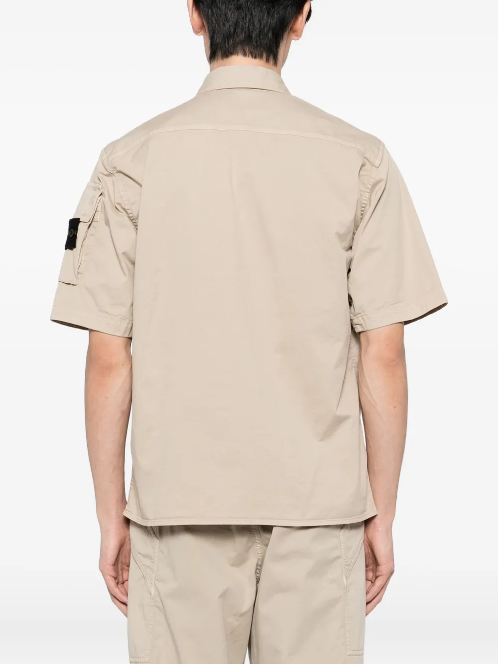 Stone Island Supima overhemd Bruin