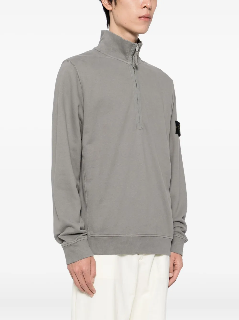 Stone Island Katoenen sweater Grijs