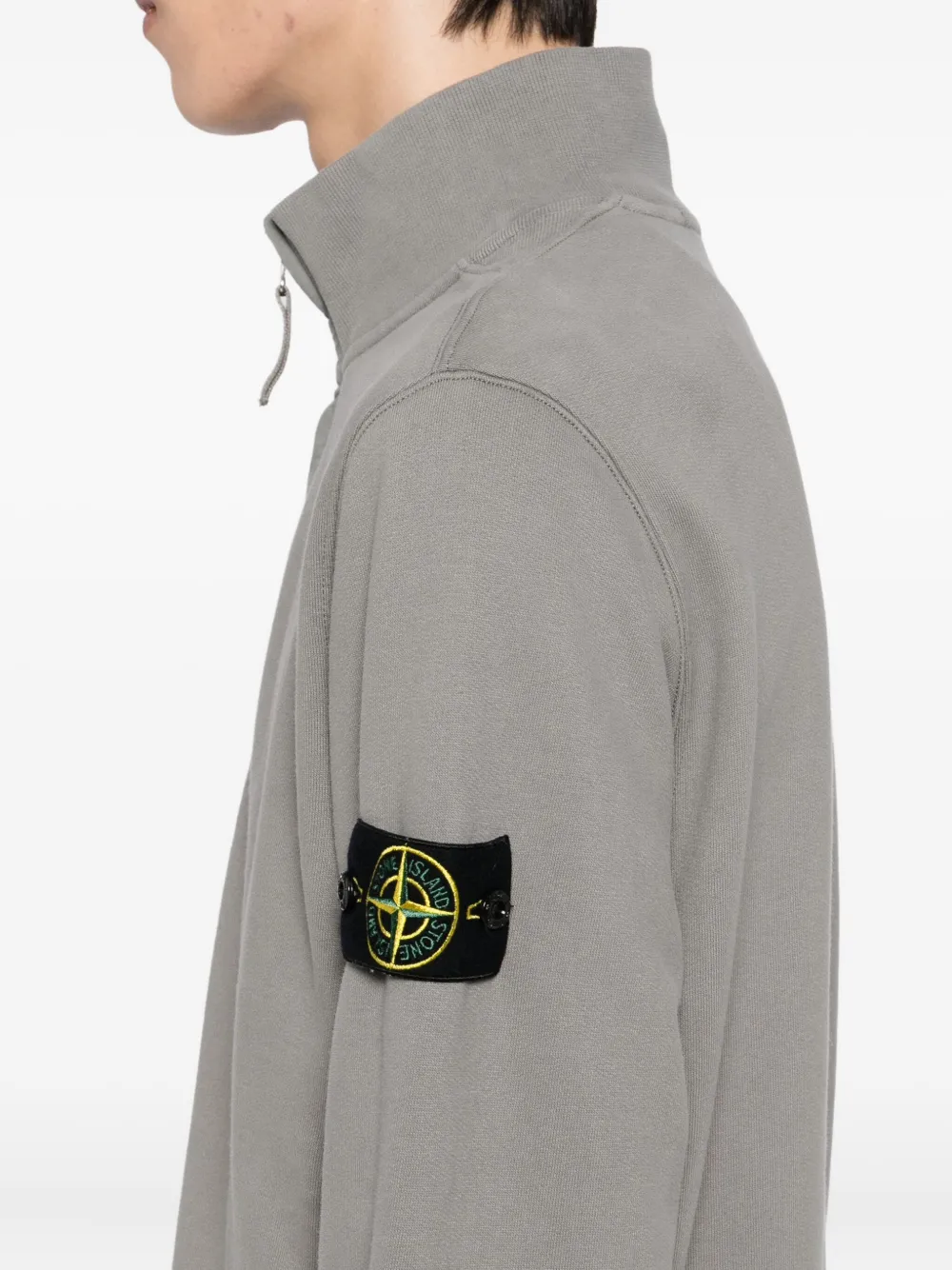 Stone Island Katoenen sweater Grijs