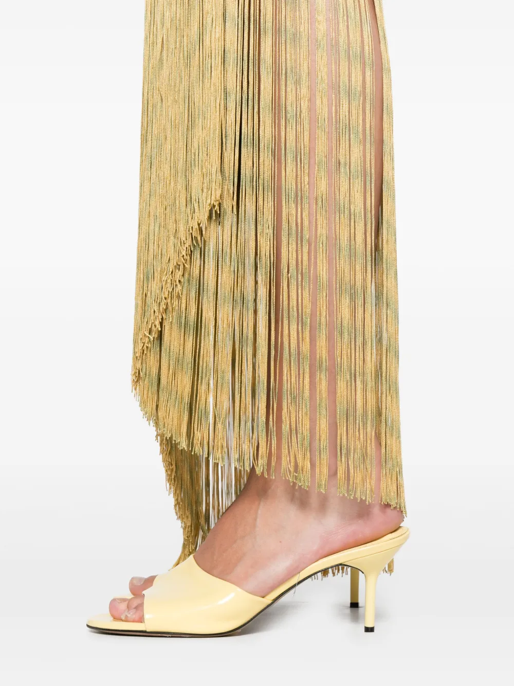 ETRO Rok met paisley-print en franje Blauw