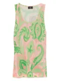ETRO paisley-print sleeveless top - Green