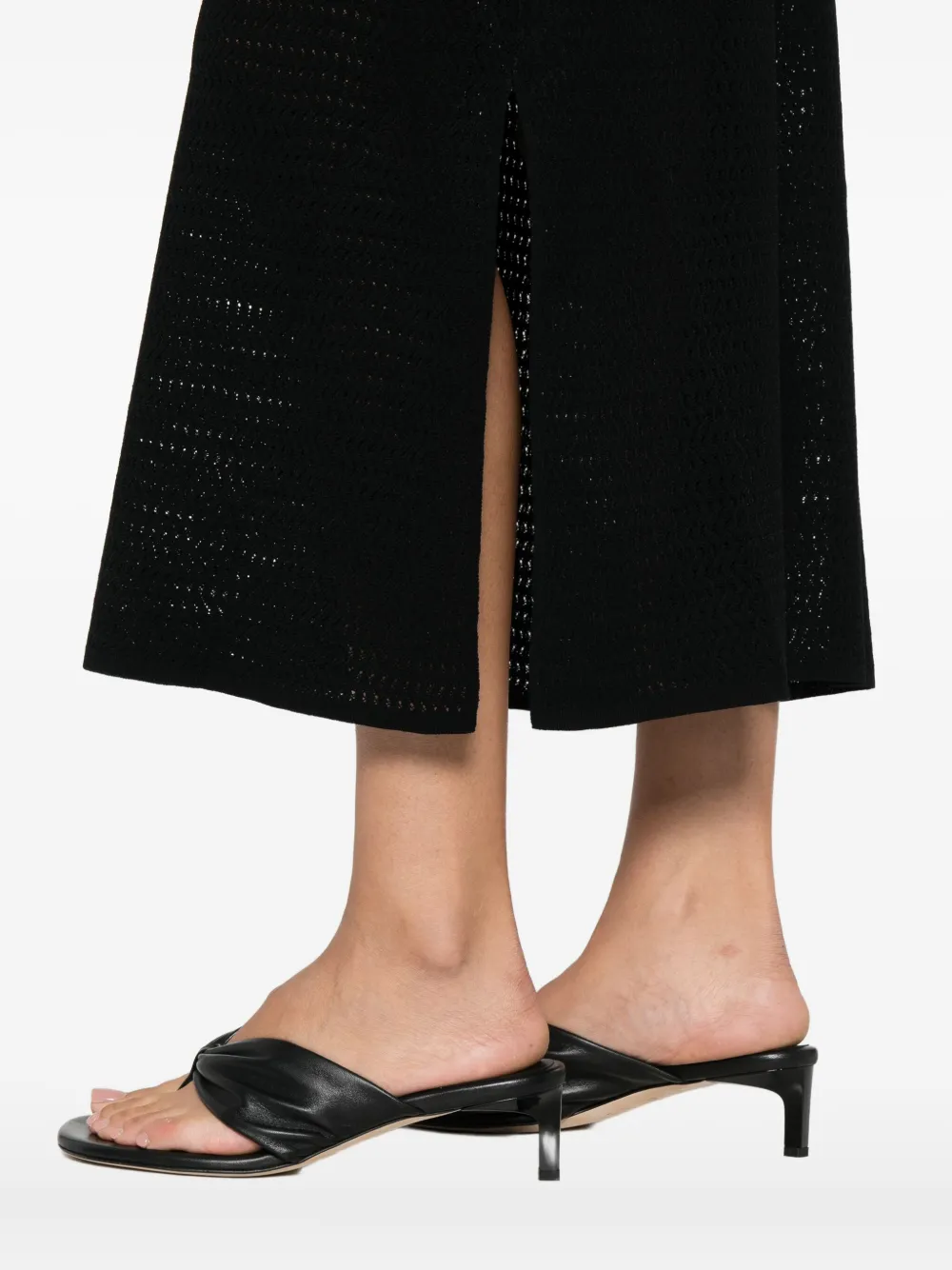 Victoria Beckham A-line skirt Zwart