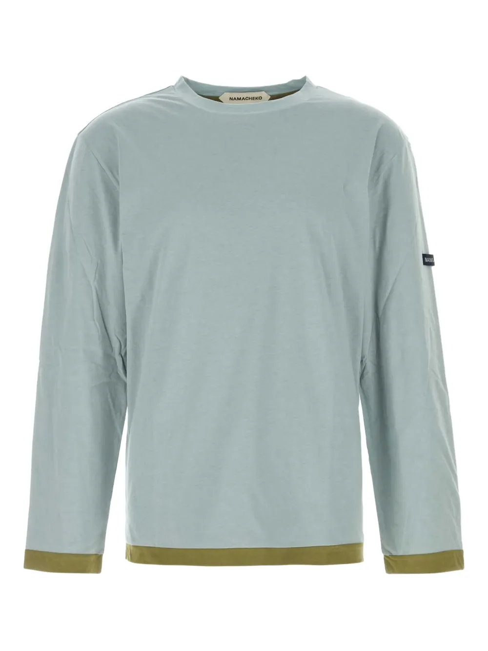 Namacheko long-sleeved cotton T-shirt | Blue | Image 1