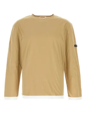 Tシャツ・カットソー NAMACHEKO Beige cotton t-shirt  (NS253200N12192060 SANDAL) Plain T-shirt | Beige | Jack & Jones®