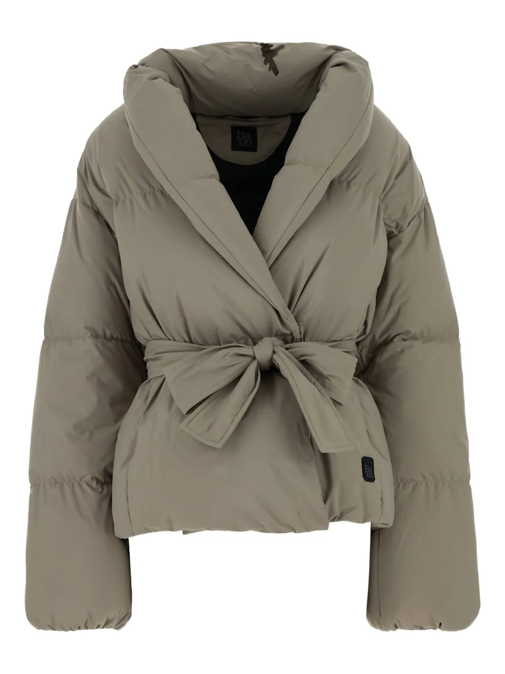Bacon belted wrap jacket - Toni neutri