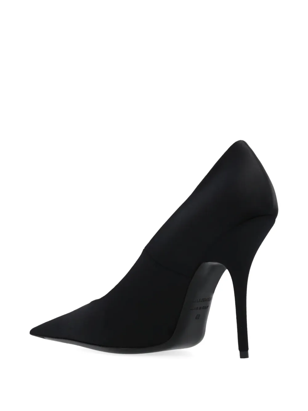 Balenciaga 80 mm Knife pumps met stiletto-hak en puntige neus Zwart