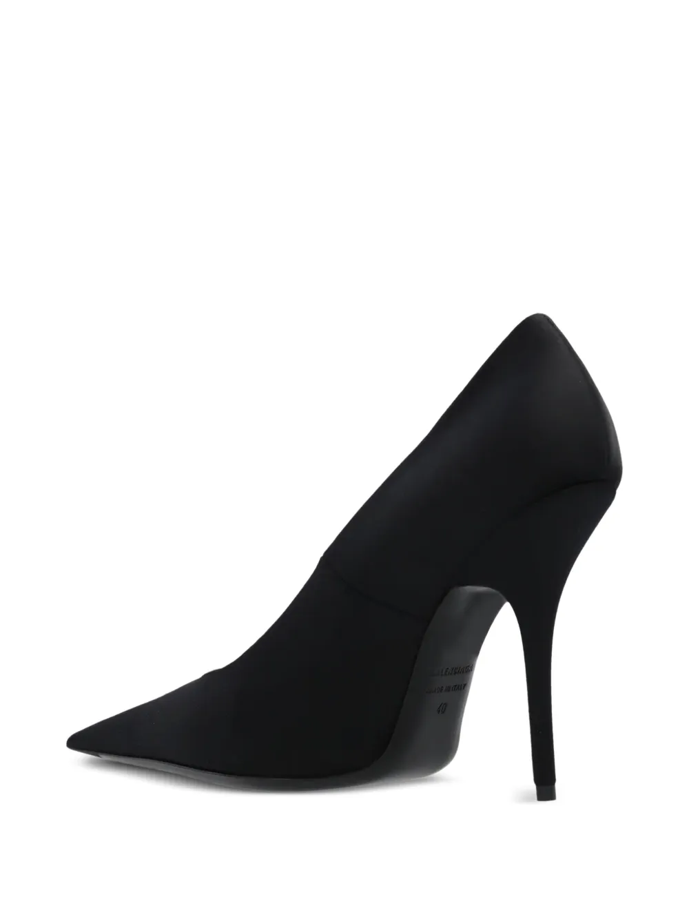 Balenciaga 80 mm Knife pumps met stiletto-hak en puntige neus Zwart