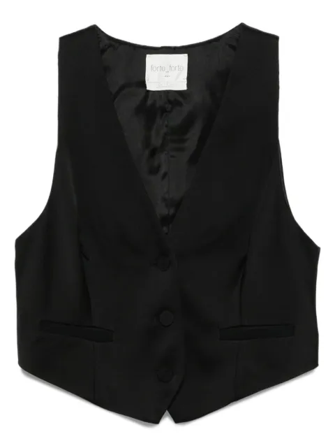 Forte Forte v-neck adjustable vest