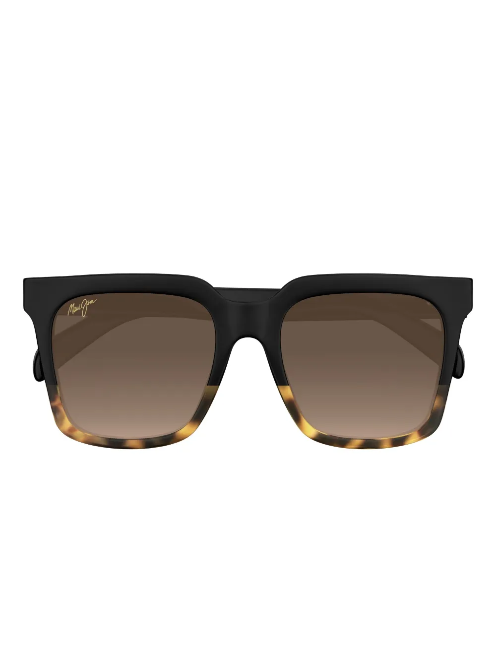 Maui Jim Square-frame Sunglasses In Black