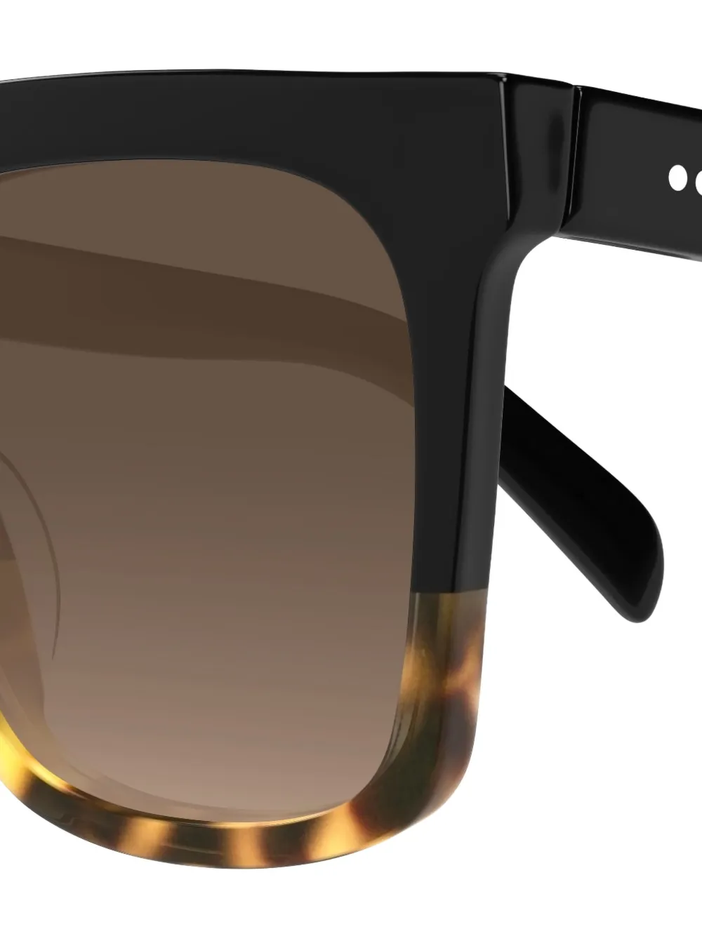 Maui Jim Zonnebril met vierkant montuur Zwart