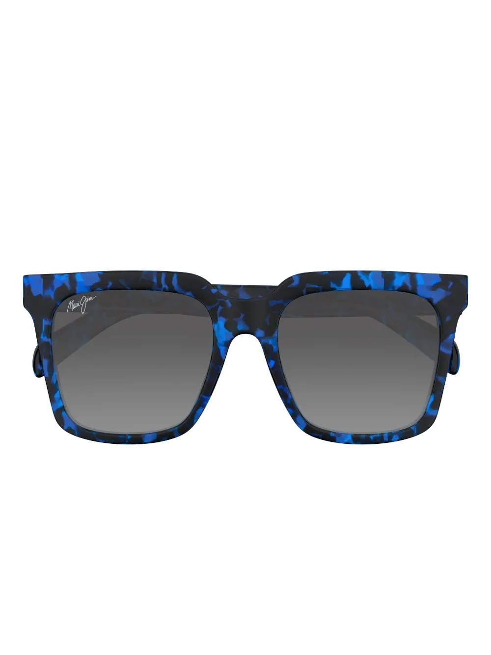 Maui Jim Rooftops Tortoiseshell Square Sunglasses In Blue