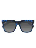 Maui Jim Rooftops tortoiseshell square sunglasses - Blue