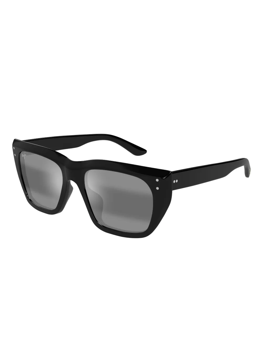 Maui Jim Aloha Lane Square-frame Sunglasses In Black