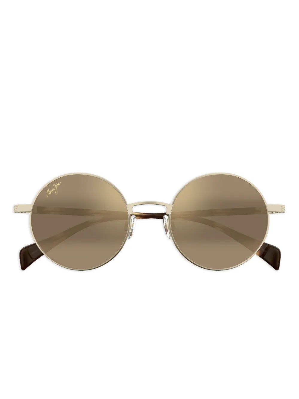 Maui Jim Mokupuni round sunglasses | Gold | Image 1