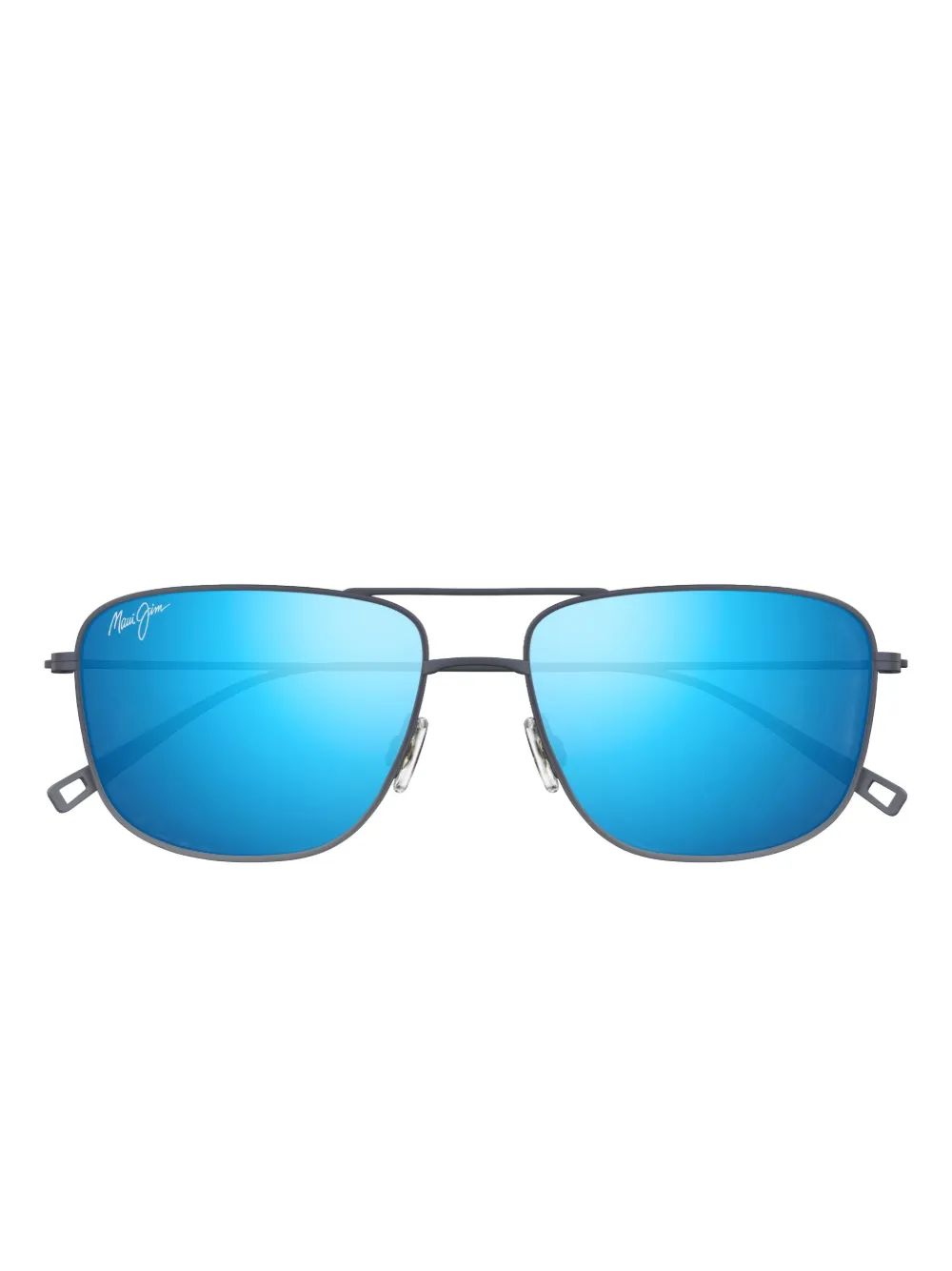 Maui Jim Mikioi Square Sunglasses In Blue