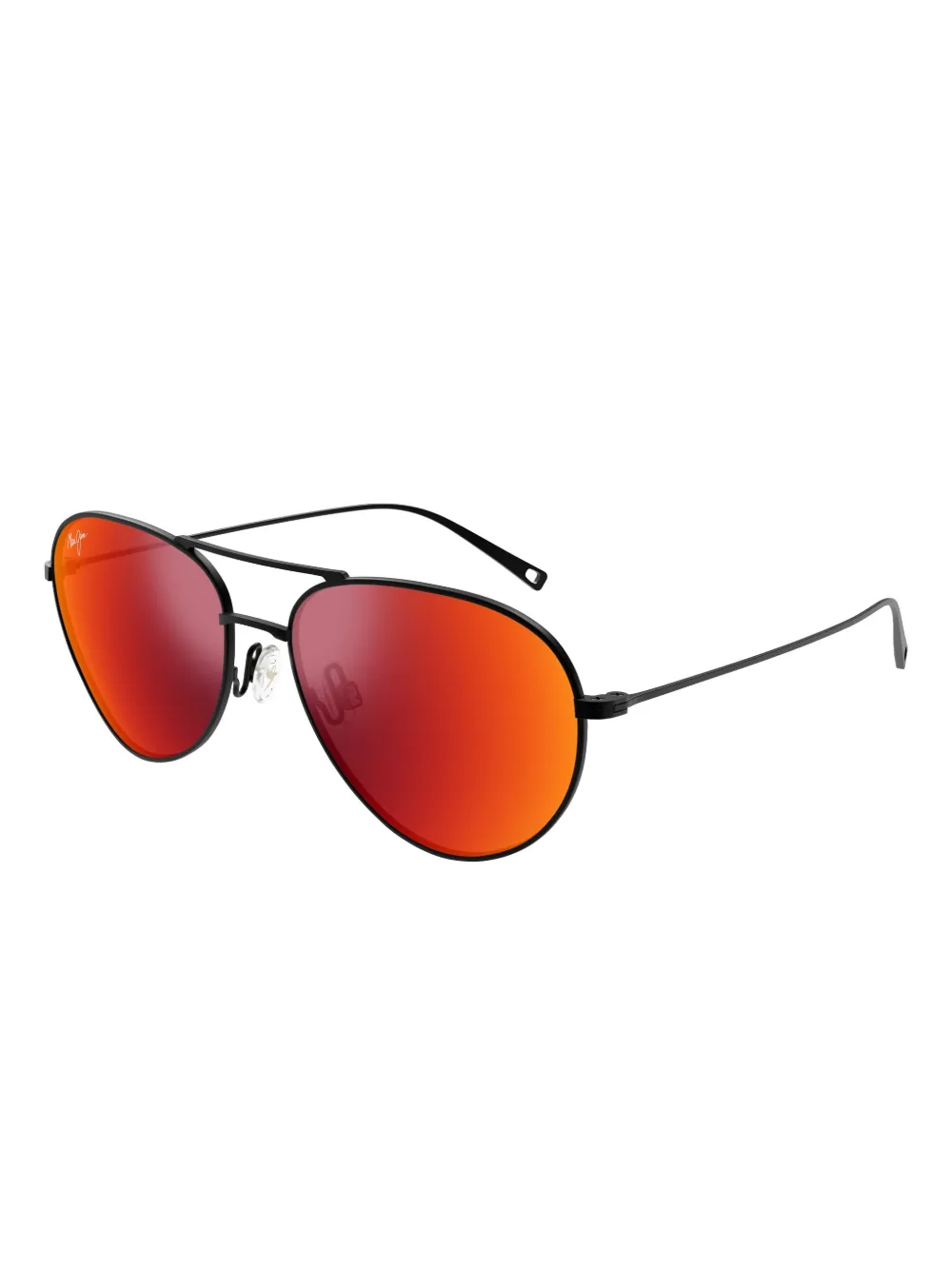 Maui Jim Walaka zonnebril met piloten montuur Zwart