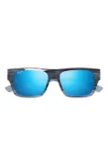 Maui Jim Keahi wood-grain square sunglasses - Black