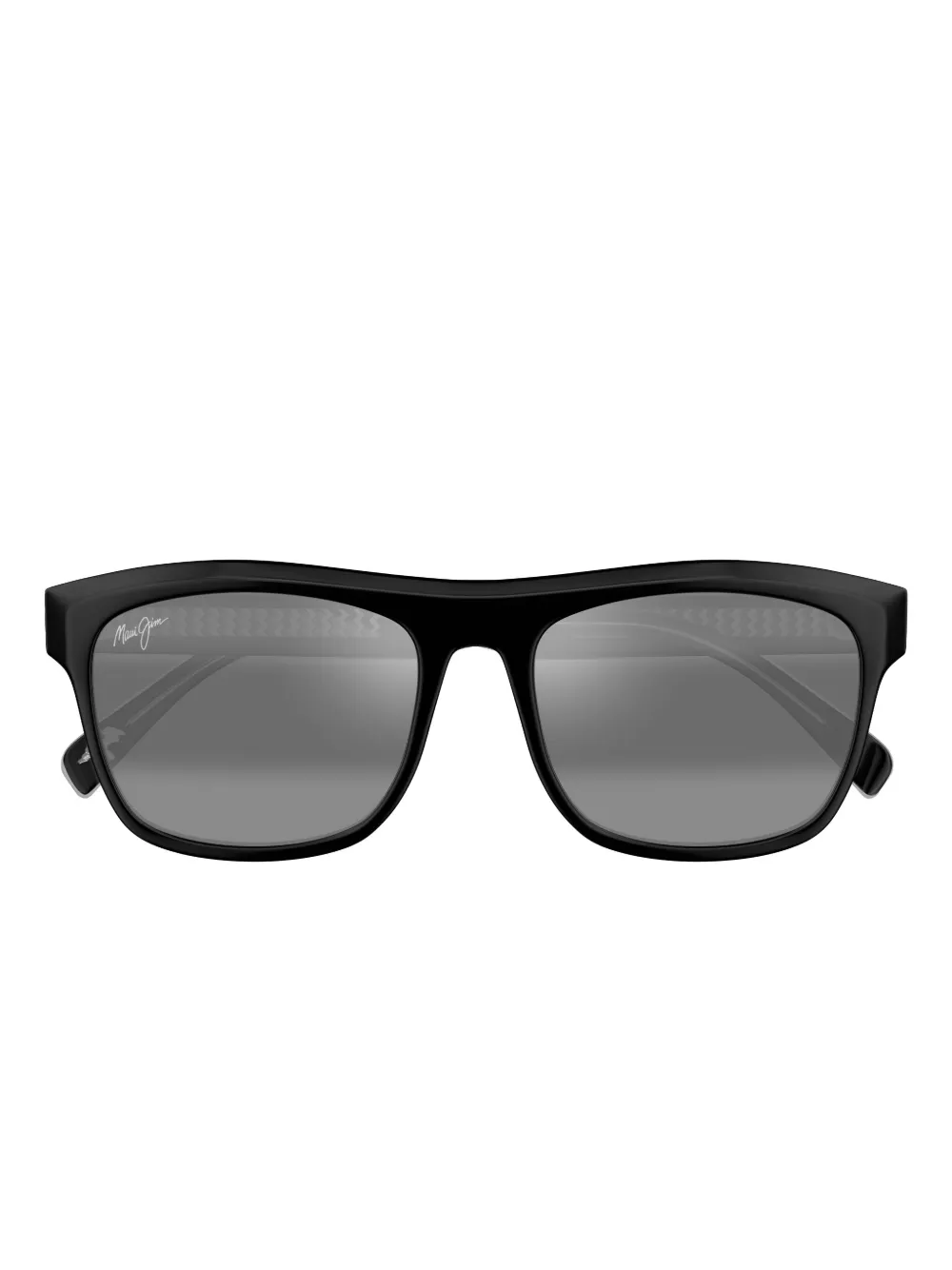 Maui Jim S-turns 56mm Polarized Rectangle Sunglasses In Black