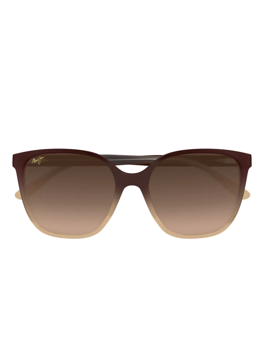 Maui Jim Good Fun Ombre Square Sunglasses In Brown