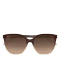 Maui Jim Good Fun ombre square sunglasses - Brown