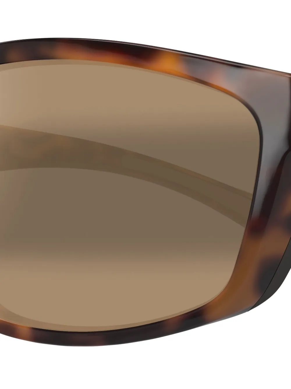 Maui Jim Nuu Landing zonnebril met schildpadschild-design Bruin
