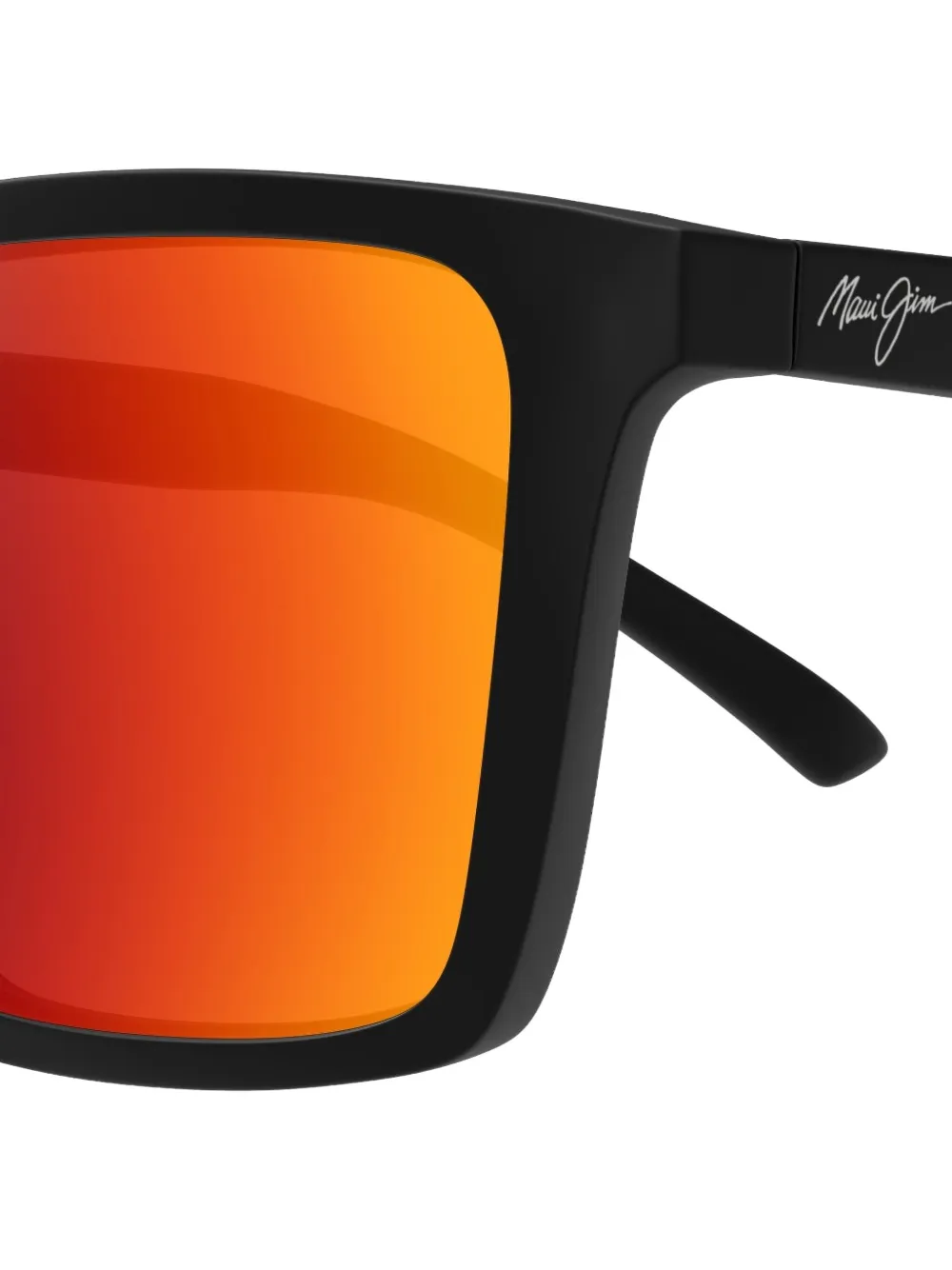 Maui Jim Cruzem zonnebril met vierkant montuur Zwart