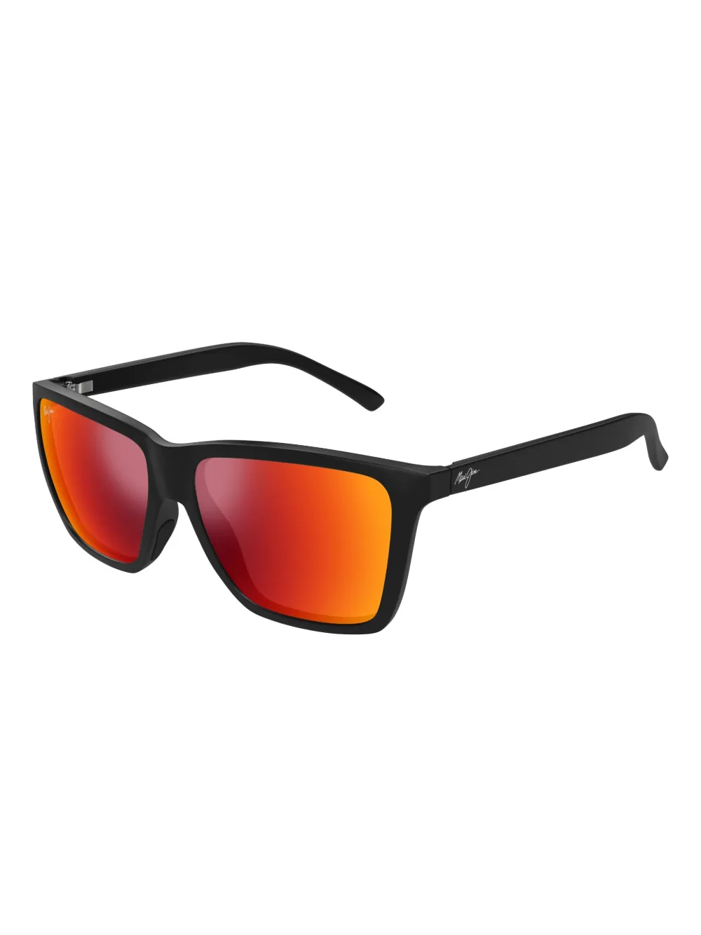 Maui Jim Cruzem zonnebril met vierkant montuur Zwart