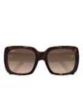 Maui Jim tortoiseshell square sunglasses - Brown