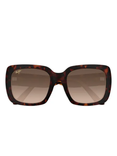 Maui Jim tortoiseshell square sunglasses